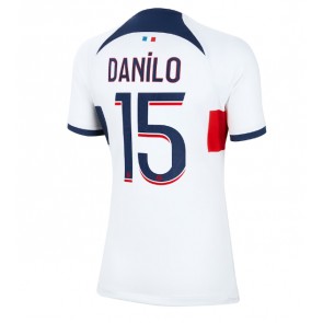 Lacne Ženy Futbalové dres Paris Saint-Germain Danilo Pereira #15 2023-24 Krátky Rukáv - Preč